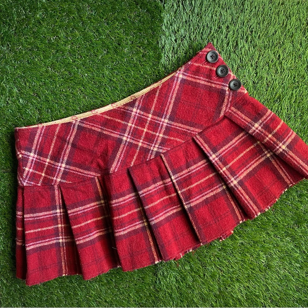 Vintage Abercrombie & Fitch plaid skirt
